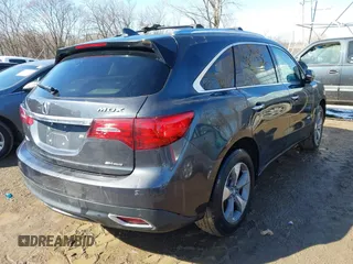 2014 Acura MDX with VIN 5FRYD4H20EB010314, listed as a IAAI auction lot 41454491 with 129,368 mi miles. Bid and sale history available at carsss.com. Image 4.