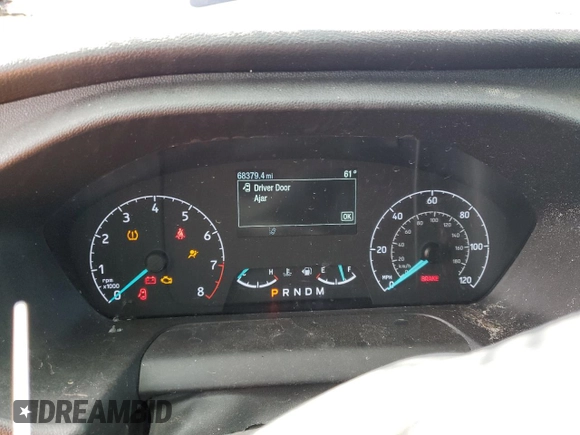 2023 Ford Transit Cargo with VIN 1FTBR3U85PKA70415, listed as a Copart auction lot 47869205 with 68,379 mi miles and Salvage Title. Bid and sale history available at DreamBid. Image 9.