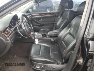 2005 Audi A8 L with VIN WAUML44E65N016605, listed as a Copart auction lot 86596774 with 161,385 mi miles and Clean Title. Bid and sale history available at carsss.com. Image 7.