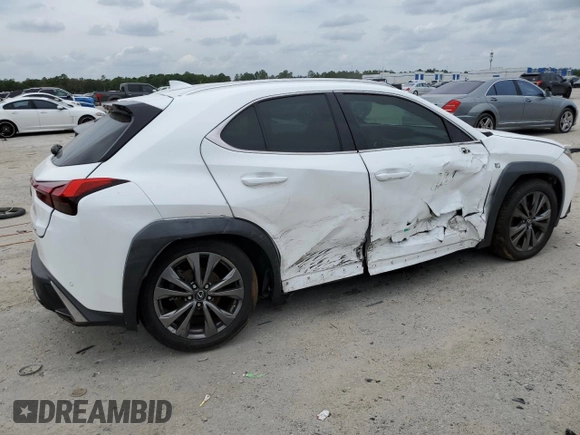 2019 Lexus UX with VIN JTHY3JBH2K2003779, listed as a Copart auction lot 53615075 with 73,200 mi miles and Clean Title. Bid and sale history available at carsss.com. Image 3.