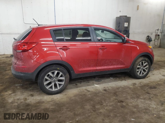 2014 Kia Sportage LX with VIN KNDPB3AC0E7623541, listed as a Copart auction lot 47541685 with 124,998 mi miles and Salvage Title. Bid and sale history available at carsss.com. Image 3.