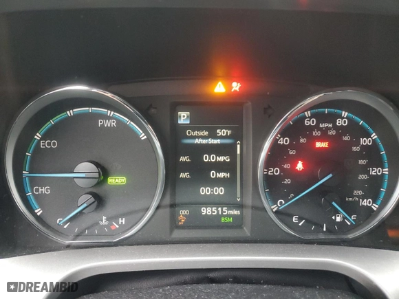 2017 Toyota RAV4 Hybrid SE with VIN JTMJJREV9HD149649, listed as a Copart auction lot 44457565 with 98,515 mi miles and Salvage Title. Bid and sale history available at carsss.com. Image 9.