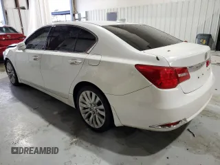 2015 Acura RLX Tech Pkg with VIN JH4KC1F5XFC001090, listed as a Copart auction lot 88261555 with 0 mi miles and Salvage Title. Bid and sale history available at carsss.com. Image 2.