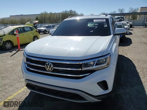 2021 Volkswagen Atlas SE with VIN 1V2JR2CA6MC542510, listed as a Copart auction lot 47224395 with 72,440 mi miles and Salvage title. Bid and sale history available at DreamBid. Image 15.
