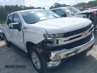 2021 Chevrolet Silverado 1500 LT z VIN 1GCUYDED4MZ240179, wystawiony jako IAAI lot #42151611 z przebiegiem 122 521 mil mil oraz . Historia ofert i sprzedaży dostępna na DreamBid. Obrazek 1.