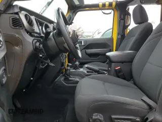 2021 Jeep Wrangler Unlimited Willys with VIN 1C4HJXDN7MW570675, listed as a Copart auction lot 49425805 with 53,687 mi miles and Salvage Title. Bid and sale history available at DreamBid. Image 7.