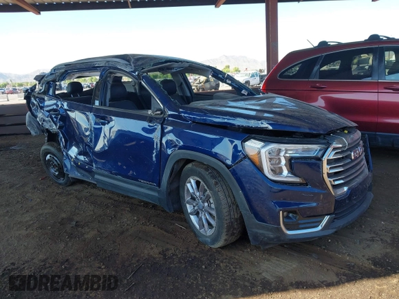 2023 GMC Terrain SLT with VIN 3GKALPEG6PL132398, listed as a IAAI auction lot 42585942 with Not provided miles and . Bid and sale history available at DreamBid. Image 1.