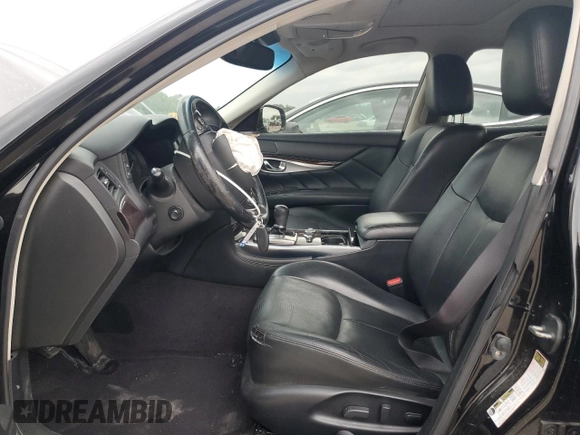 2015 Infiniti Q70 with VIN JN1BY1APXFM540740, listed as a Copart auction lot 55479495 with 140,344 mi miles and Salvage title. Bid and sale history available at DreamBid. Image 7.
