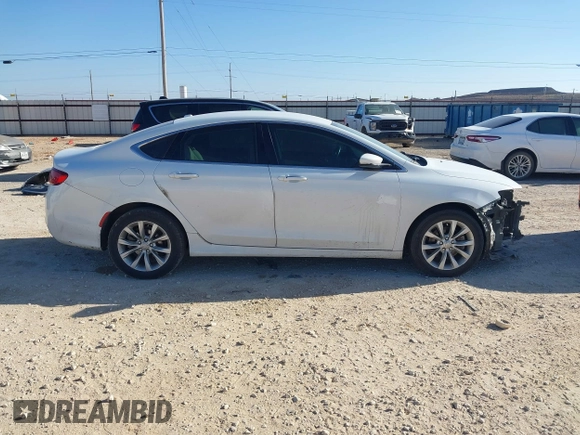 2015 Chrysler 200 C with VIN 1C3CCCCB3FN544916, listed as a IAAI auction lot 41453110 with 152,757 mi miles. Bid and sale history available at carsss.com. Image 14.