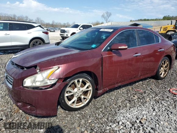 2012 Nissan Maxima SV z VIN 1N4AA5APXCC840158, wystawiony jako Copart lot #44621325 z przebiegiem Nie podano mil oraz Szkoda całkowita • Salvage title. Historia ofert i sprzedaży dostępna na DreamBid. Obrazek 1.
