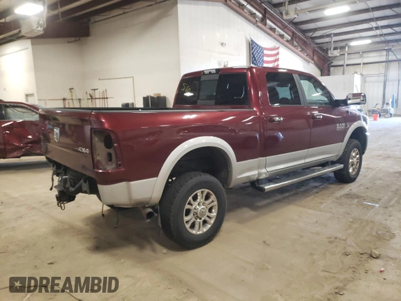 2018 Ram 2500 Laramie with VIN 3C6UR5FL6JG173046, listed as a Copart auction lot 52214735 with 396,828 mi miles and Clean title. Bid and sale history available at DreamBid. Image 3.