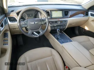2017 Genesis G80 3.8L with VIN KMHGN4JE3HU196064, listed as a Copart auction lot 43457495 with 45,171 mi miles and Salvage Title. Bid and sale history available at DreamBid. Image 8.