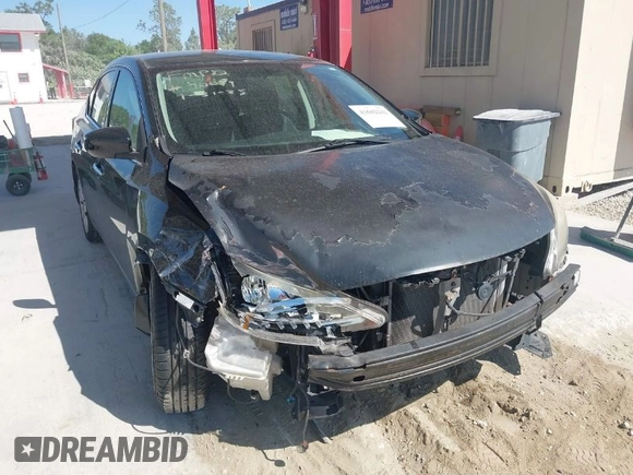 2015 Nissan Sentra SV with VIN 3N1AB7AP7FY230879, listed as a IAAI auction lot 41602242 with 89,358 mi miles and . Bid and sale history available at DreamBid. Image 1.