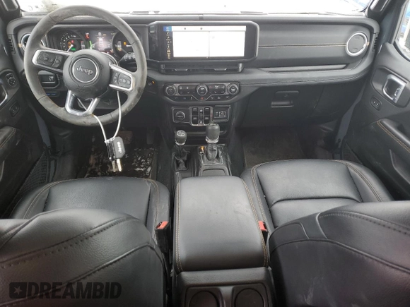 2024 Jeep Wrangler Sahara with VIN 1C4RJXP67RW229289, listed as a Copart auction lot 45551245 with 17,190 mi miles and Clean Title. Bid and sale history available at DreamBid. Image 8.