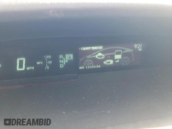 2010 Toyota Prius II z VIN JTDKN3DU7A0078690, wystawiony jako Copart lot #60674595 z przebiegiem 149 866 mil mil oraz Czysty tytuł • Clean title. Historia ofert i sprzedaży dostępna na DreamBid. Obrazek 9.