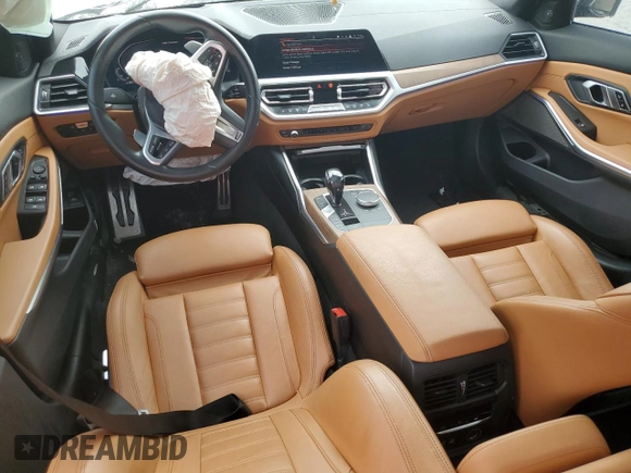 2020 BMW 3 Series M340i with VIN 3MW5U7J01L8B26649, listed as a Copart auction lot 62209814 with 49,731 mi miles and Salvage Title. Bid and sale history available at carsss.com. Image 8.