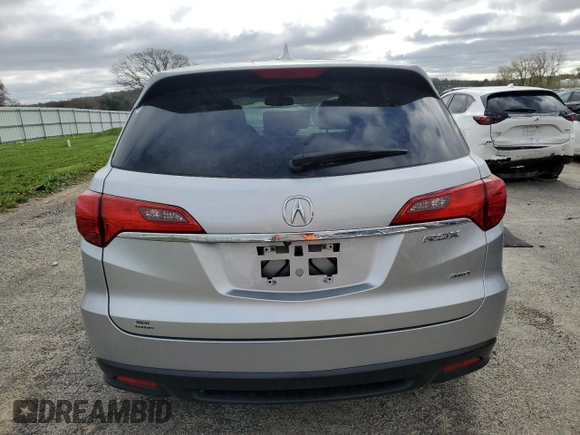 2015 Acura RDX Tech Pkg with VIN 5J8TB4H56FL007378, listed as a Copart auction lot 54633615 with 128,715 mi miles and Non Repairable. Bid and sale history available at carsss.com. Image 6.