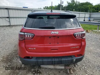 2020 Jeep Compass Limited z VIN 3C4NJDCB2LT143370, wystawiony jako Copart lot #59485195 z przebiegiem 138 479 mil mil oraz Czysty tytuł • Clean title. Historia ofert i sprzedaży dostępna na DreamBid. Obrazek 6.