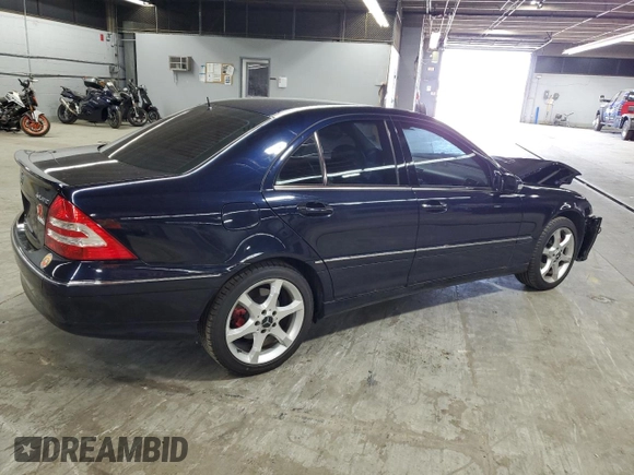 2006 Mercedes-Benz C 280 Luxury with VIN WDBRF92H16F752095, listed as a Copart auction lot 61414675 with 182,802 mi miles and Salvage title. Bid and sale history available at DreamBid. Image 3.