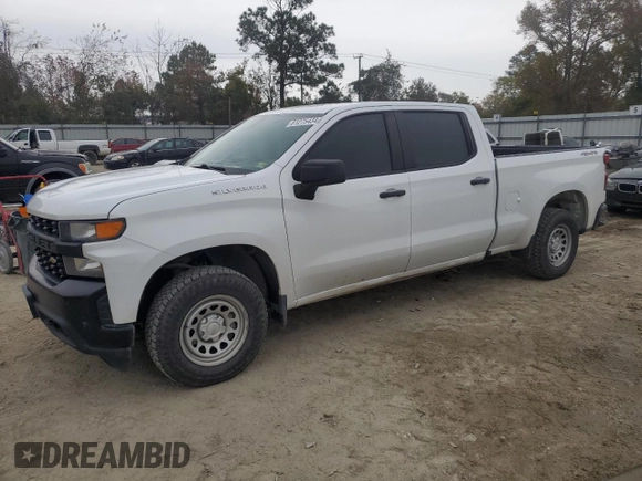 2021 Chevrolet Silverado 1500 Work Truck with VIN 1GCUYAEF8MZ307091, listed as a Copart auction lot 81275434 with 101,822 mi miles and Salvage Title. Bid and sale history available at DreamBid. Image 1.