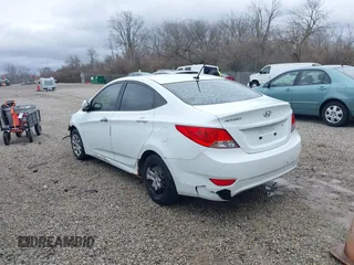 2012 Hyundai Accent GLS with VIN KMHCT4AE8CU207332, listed as a IAAI auction lot 41846183 with 163,190 mi miles. Bid and sale history available at carsss.com. Image 3.