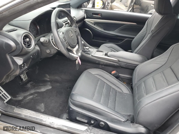 2023 Lexus RC with VIN JTHGZ5BC1P5026532, listed as a Copart auction lot 46121995 with 18,299 mi miles and Salvage Title. Bid and sale history available at carsss.com. Image 7.