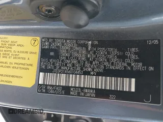 2006 Toyota Highlander z VIN JTEGP21A560104453, wystawiony jako IAAI lot #42266116 z przebiegiem 177 899 mil mil oraz . Historia ofert i sprzedaży dostępna na DreamBid. Obrazek 9.