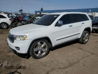 2013 Jeep Grand Cherokee Overland with VIN 1C4RJFCT7DC524585, listed as a Copart auction lot 48325145 with 142,308 mi miles and Clean Title. Bid and sale history available at carsss.com. Image 1.