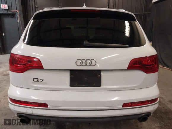 2013 Audi Q7 Premium Plus with VIN WA1LGAFE1DD009705, listed as a IAAI auction lot 41390712 with 99,649 mi miles and . Bid and sale history available at DreamBid. Image 16.