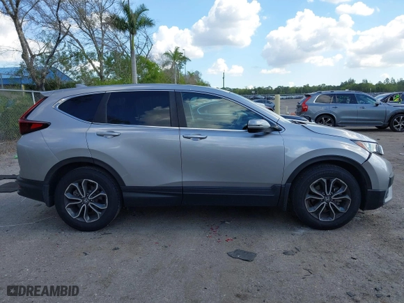 2020 Honda CR-V EX-L with VIN 7FARW1H88LE021419, listed as a IAAI auction lot 41538356 with 30,655 mi miles. Bid and sale history available at carsss.com. Image 14.