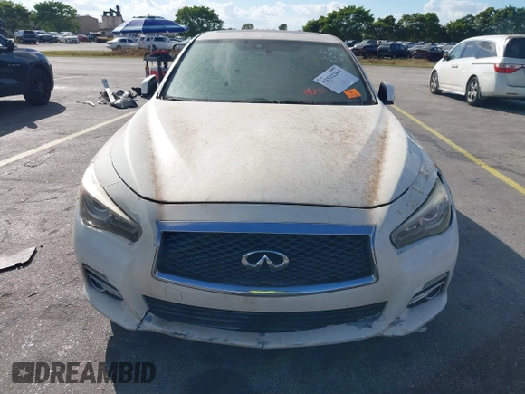 2014 Infiniti Q50 Sport with VIN JN1BV7AR7EM699663, listed as a IAAI auction lot 41532264 with 124,701 mi miles and . Bid and sale history available at DreamBid. Image 6.