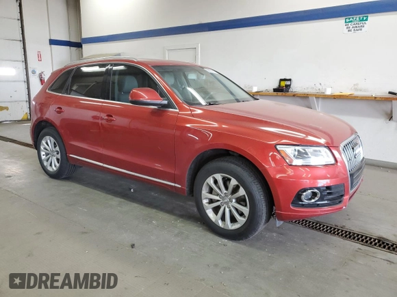 2014 Audi Q5 Premium Plus with VIN WA1LFBFP3EA028494, listed as a Copart auction lot 59033515 with 130,206 mi miles and Salvage title. Bid and sale history available at DreamBid. Image 4.