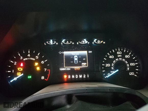 2018 Ford F-150 XL with VIN 1FTMF1CB4JKC54643, listed as a Copart auction lot 44775385 with 125,841 mi miles and Salvage Title. Bid and sale history available at carsss.com. Image 9.