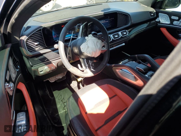 2024 Mercedes-Benz GLE 53 AMG with VIN 4JGFD6BB0RB109765, listed as a Copart auction lot 53395805 with 10,542 mi miles and Salvage title. Bid and sale history available at DreamBid. Image 8.