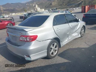 2012 Toyota Corolla L with VIN 5YFBU4EE7CP067875, listed as a IAAI auction lot 42104406 with 277,607 mi miles. Bid and sale history available at carsss.com. Image 4.