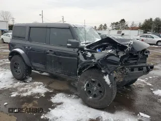 2024 Ford Bronco Wildtrak с VIN 1FMEE2BP2RLA72211, выставлен на аукционе Copart как лот 44726825 с пробегом 9 469 миль миль и Списание • Salvage title. История ставок и продаж доступна на DreamBid. Изображение 4.