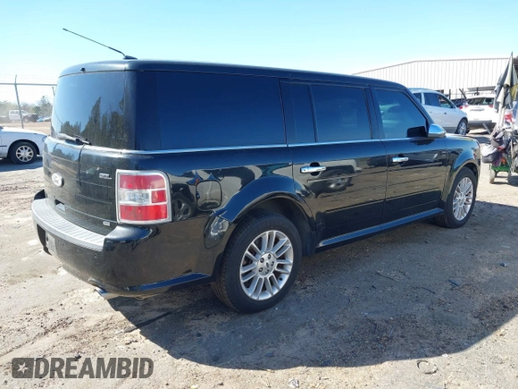 2013 Ford Flex SEL with VIN 2FMHK6C87DBD34589, listed as a IAAI auction lot 41852216 with 161,711 mi miles. Bid and sale history available at carsss.com. Image 4.