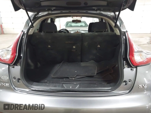 2015 Nissan Juke S with VIN JN8AF5MR6FT506551, listed as a IAAI auction lot 41387700 with 110,041 mi miles and . Bid and sale history available at DreamBid. Image 16.