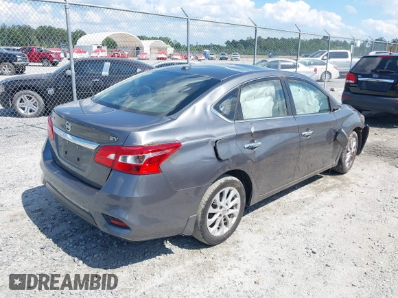 2019 Nissan Sentra SV with VIN 3N1AB7AP7KY255646, listed as a IAAI auction lot 39419789 with 118,216 mi miles and . Bid and sale history available at DreamBid. Image 4.