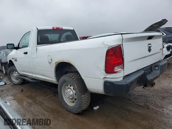 2013 Ram 2500 Tradesman z VIN 3C6LR5AT6DG514615, wystawiony jako Copart lot #48234505 z przebiegiem 75 897 mil mil oraz Czysty tytuł • Clean title. Historia ofert i sprzedaży dostępna na DreamBid. Obrazek 2.