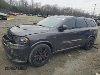 2020 Dodge Durango SRT with VIN 1C4SDJGJ2LC192929, listed as a Copart auction lot 85303824 with 71,534 mi miles and Salvage Title. Bid and sale history available at carsss.com. Image 1.