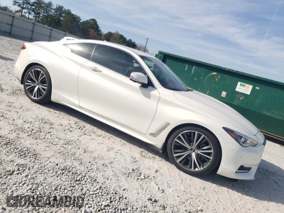 2021 Infiniti Q60 Luxe with VIN JN1EV7KK0MM410099, listed as a Copart auction lot 48942315 with 34,017 mi miles and Salvage Title. Bid and sale history available at DreamBid. Image 4.