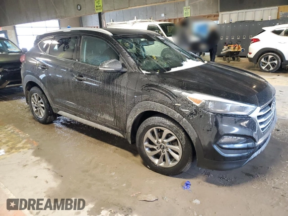 2018 Hyundai Tucson SEL Plus with VIN KM8J33A40JU722637, listed as a Copart auction lot 46035195 with 90,319 mi miles and Salvage Title. Bid and sale history available at carsss.com. Image 4.