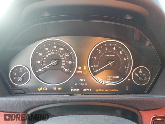 2018 BMW 4 Series 430i with VIN WBA4W3C51JAB87446, listed as a Copart auction lot 85241814 with 153,525 mi miles and Salvage Title. Bid and sale history available at DreamBid. Image 9.