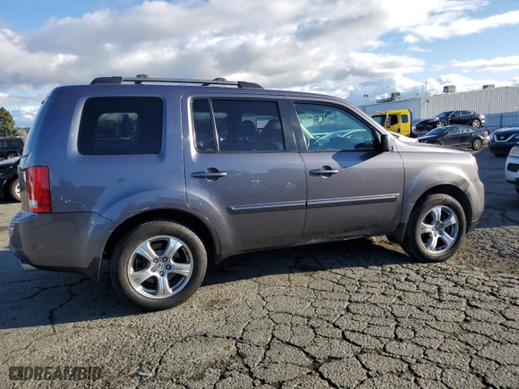 2014 Honda Pilot EX-L with VIN 5FNYF3H5XEB003130, listed as a Copart auction lot 46301595 with 107,952 mi miles and Salvage Title. Bid and sale history available at carsss.com. Image 3.