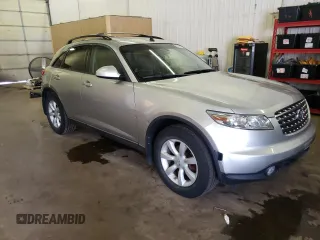2005 Infiniti FX35 with VIN JNRAS08W45X219338, listed as a Copart auction lot 43074223 with 174,750 mi miles and Non Repairable. Bid and sale history available at carsss.com. Image 4.