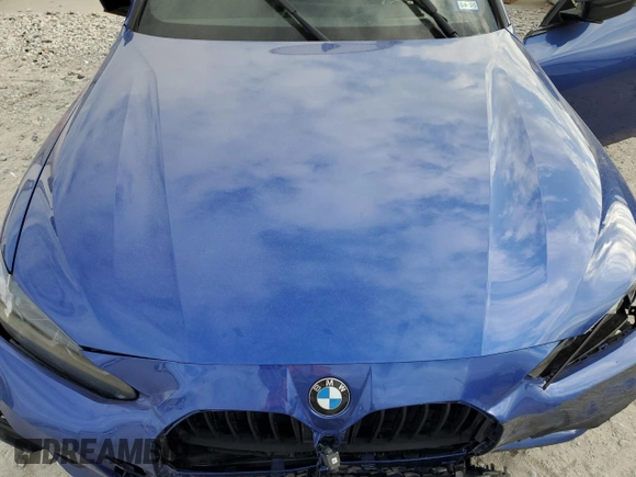 2024 BMW 4 Series M440i with VIN WBA63AW01RFP69080, listed as a Copart auction lot 58102504 with Not Provided miles and Salvage Title. Bid and sale history available at DreamBid. Image 11.