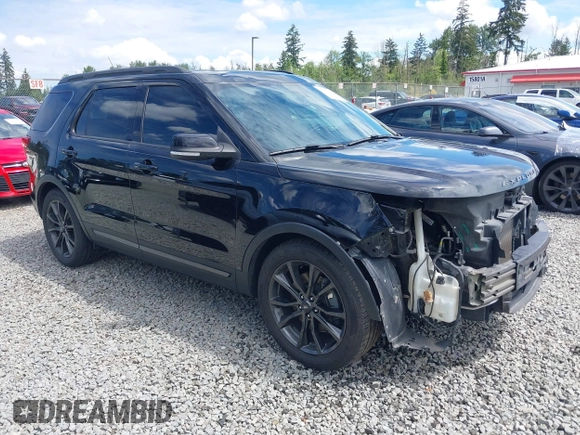 2018 Ford Explorer XLT z VIN 1FM5K7D88JGB30296, wystawiony jako IAAI lot #42323454 z przebiegiem 94 848 mil mil oraz . Historia ofert i sprzedaży dostępna na DreamBid. Obrazek 1.