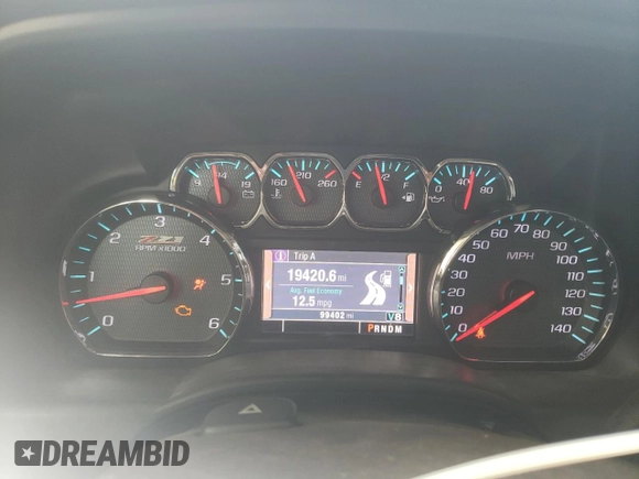 2014 Chevrolet Silverado 1500 LTZ with VIN 3GCUKSEC8EG484867, listed as a Copart auction lot 51838325 with 99,402 mi miles and Salvage Title. Bid and sale history available at carsss.com. Image 9.