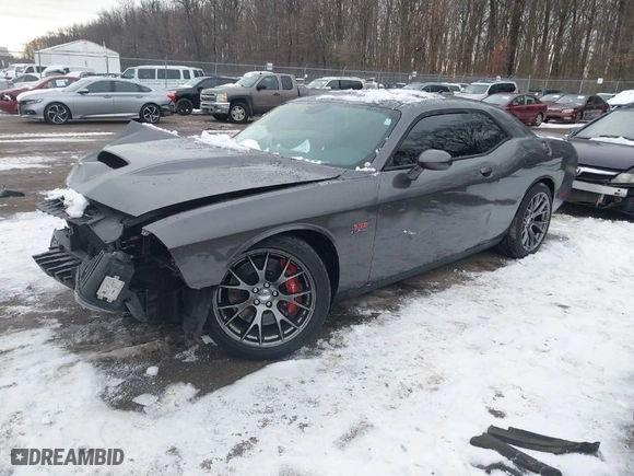 2016 Dodge Challenger SRT 392 with VIN 2C3CDZDJ1GH125463, listed as a IAAI auction lot 41277945 with 36,495 mi miles. Bid and sale history available at carsss.com. Image 2.
